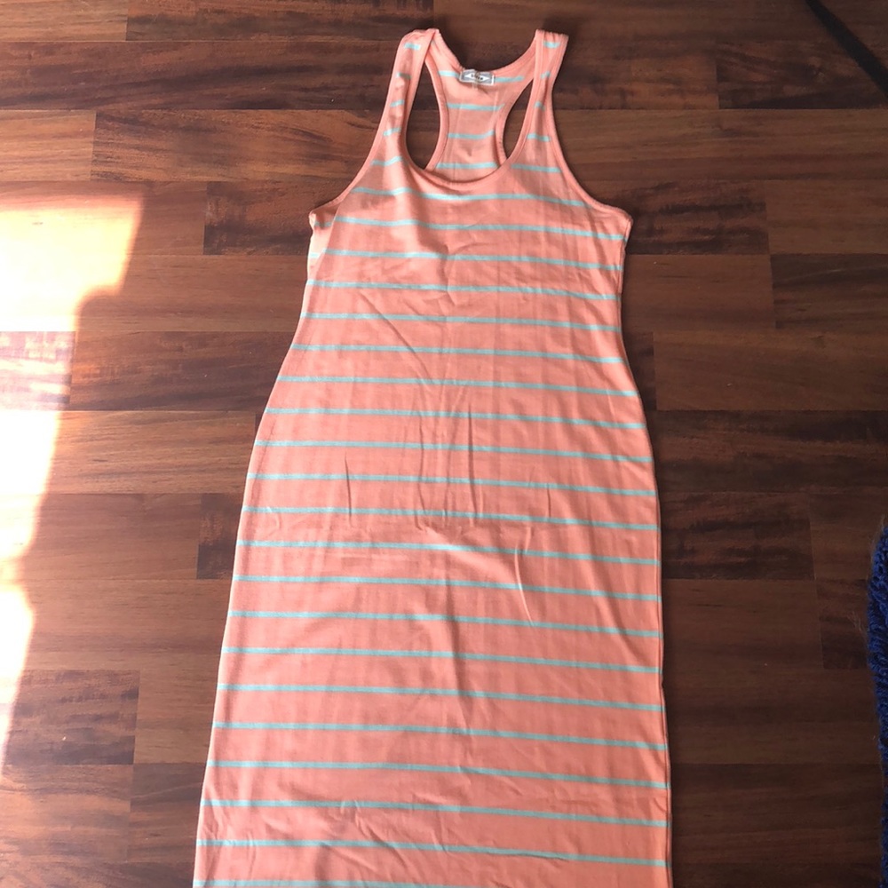 Stripped maxi dress